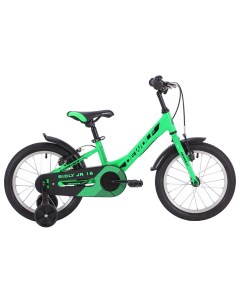 Велосипед детский Ridly JR 16 2022 цвет зеленый черный Dewolf