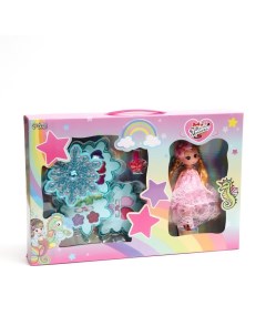 Набор косметики для девочки Снежинка и куколка 6929079 Nobrand