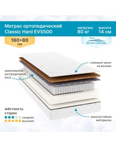 Матрас детский Classic Hard EVS500 180х80 см Sevendreams