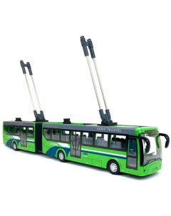 Радиоуправляемый троллейбус 1 32 подсветка салона фары светятся City bus