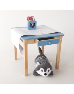 Растущий детский стол Forest Blue деревянный из березы Simba