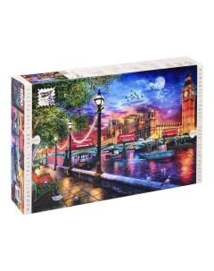 Пазлы Лондон Romantic Travel 1000 деталей в коробке 79156 Step puzzle