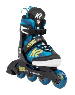 Коньки роликовые Skates Raider Beam 30G0135 1 1 M для мальчиков сине голубой жёлтый M K2
