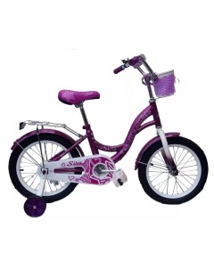 Велосипед 16 GIRL фиолетовый ZG 1634 Zigzag