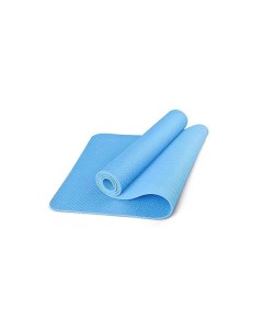 Коврик для фитнеса и йога Fit гимнастический 180 х 61 х 0 8 см двуцветный голубой Unix