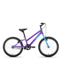 Велосипед MTB HT 20 Low 2022 10 5 фиолетовый голубой Altair