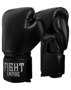 Боксерские перчатки 4153942 черные 10 унций Fight empire