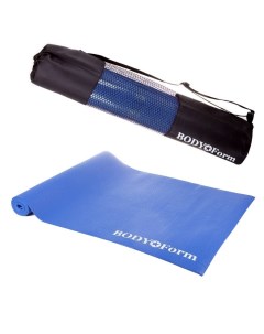 Коврик гимнастический BF YM01C в чехле 173 61 0 4 см синий Bodyform