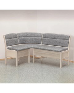 Кухонный угловой диван Этюд облегченный вариант 2 1 с ящиком Выбеленная бе Боровичи-мебель