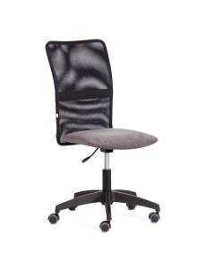 Кресло компьютерное START флок ткань серый черный Tetchair