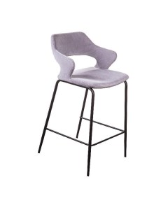 Полубарный стул WODDY 2001000001026 черный серый Top concept