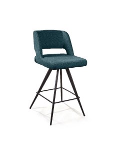 Полубарный стул MOLLY 2001000001149 черный зеленый Top concept