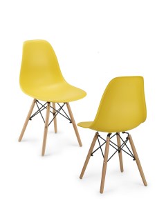 Комплект стульев 2 шт Acacia бежевый желтый Byroom