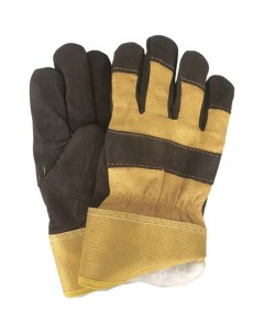 Спилковые комбинированные утепленные синтепоном перчатки РемоКолор 24 2 114 Nobrand
