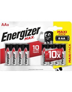 Батарейки набор 8 шт Max AA LR06 15А E301531301 Energizer