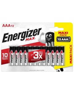 Батарейка MAX AAA LR03 12 шт Energizer