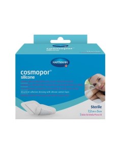 Повязка Cosmopor Silicone самоклеящаяся стерильная сорбционная 7 2х5 см 5 шт Hartmann