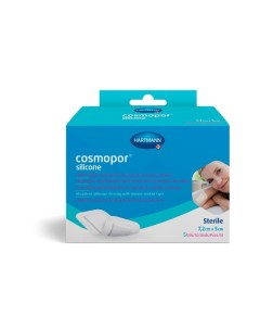 Повязка Cosmopor Silicone самоклеящаяся стерильная сорбционная 7 2х5 см 10 шт Hartmann