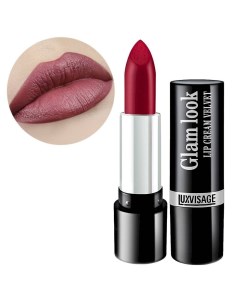 Помада губная glam look cream velvet Luxvisage