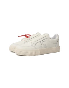 Кожаные кеды Vulcanized Off-white