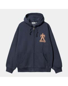 Худи Hooded Built Sweat Jacket Blue Carhartt wip