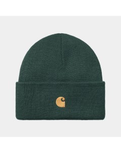 Шапка Chase Beanie Discovery Green Gold Carhartt wip