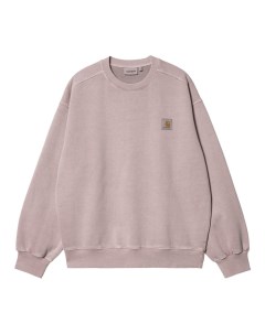 Свитшот Vista Sweatshirt Glassy Pink Garment Dyed Carhartt wip