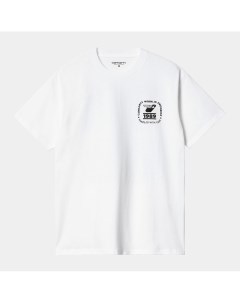 Футболка S S Stamp State T Shirt Blue Grey Carhartt wip