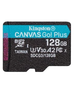 Карта памяти SDXC Micro Kingston 128GB Canvas Go Plus SDCG3 128GBSP 128GB Canvas Go Plus SDCG3 128GB