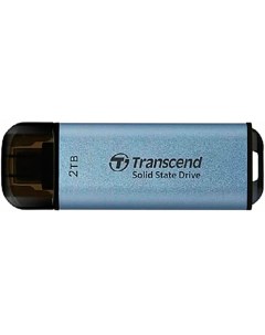 Твердотельный накопитель External ESD300 USB C 2Tb Light Blue TS2TESD300C Transcend