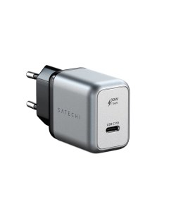 Зарядное устройство 30W USB C GaN Wall Space Grey ST UC30WCM EU Satechi