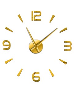 Часы настенные механические Diy 120 см золотые Jjt
