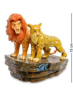 Фигурка Симба и Нала Любовь на львиной скале Disney traditions