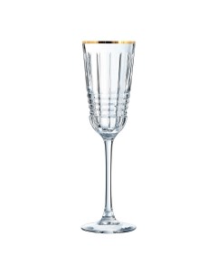Бокалы для шампанского Cristal d Arques Rendez vous gold 170 мл х 6 шт Cristal d’arques