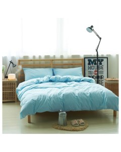 Комплект постельного белья LE 10 2 спальный голубой Valtery