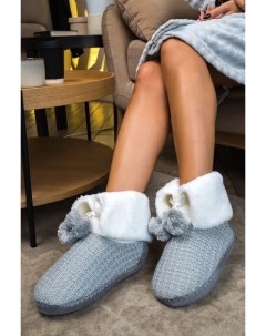 Тапочки носки женские Bella Серые 40 RU Arya