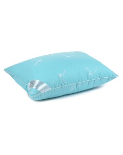 Подушка для сна из лебяжьего пуха тик Лебяжий пух 50х70 Sn-textile