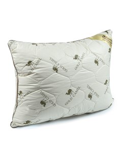 Подушка для сна из верблюжьей шерсти тик Сахара 50х70 Sn-textile