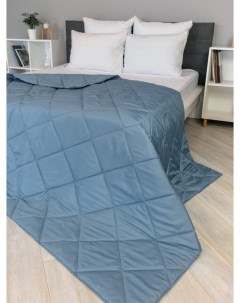 Одеяло 1 5 спальное облегчённое взрослое детское синее ультрастеп Бельвита