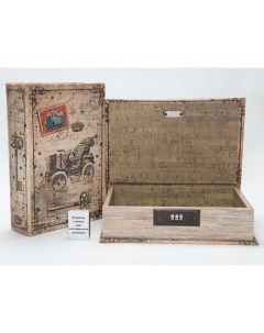 Шкатулка книга Авто из бронзового века кодовый замок Remeco collection