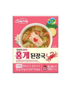 Мисо суп с крабами 5 шт по 10 г Синг сонг