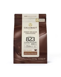 Молочный шоколад Recipe 823 33 6 какао 20 8 молоко 36 2 жиры 823 RT U71 Callebaut