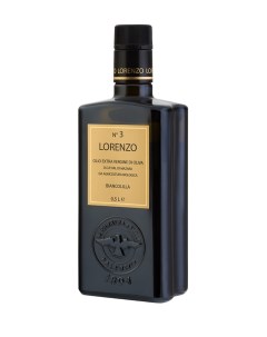 Масло Lorenzo 3 DOP Organic Extra Vergine оливковое 500 мл Barbera