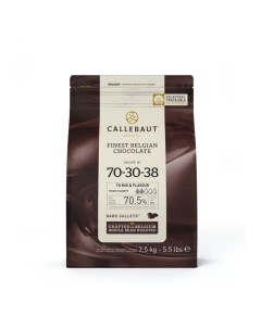 Шоколад горький 70 30 38 70 5 2 5 кг Callebaut