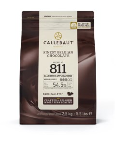Шоколад темный 54 5 какао 811 RT U71 2 5кг Callebaut