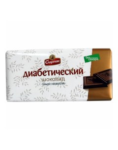 Шоколад Диабетический горький с изомальтом 85 г Спартак