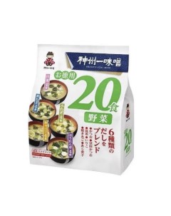 Мисо суп Шиншу Ичи с овощами 20 порций 322 г Miyasaka