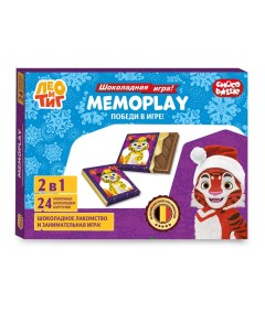 Шоколадная игра Memoplay с Лео и Тиг для двоих 262 г Chocobattle