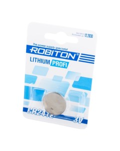 Батарейка CR2412 3V Lithium Profi 1шт Robiton