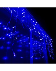 Гирлянда Бахрома RW OIC208 4х0 8 м синий белый мерцающий уличная белый провод Sh lights